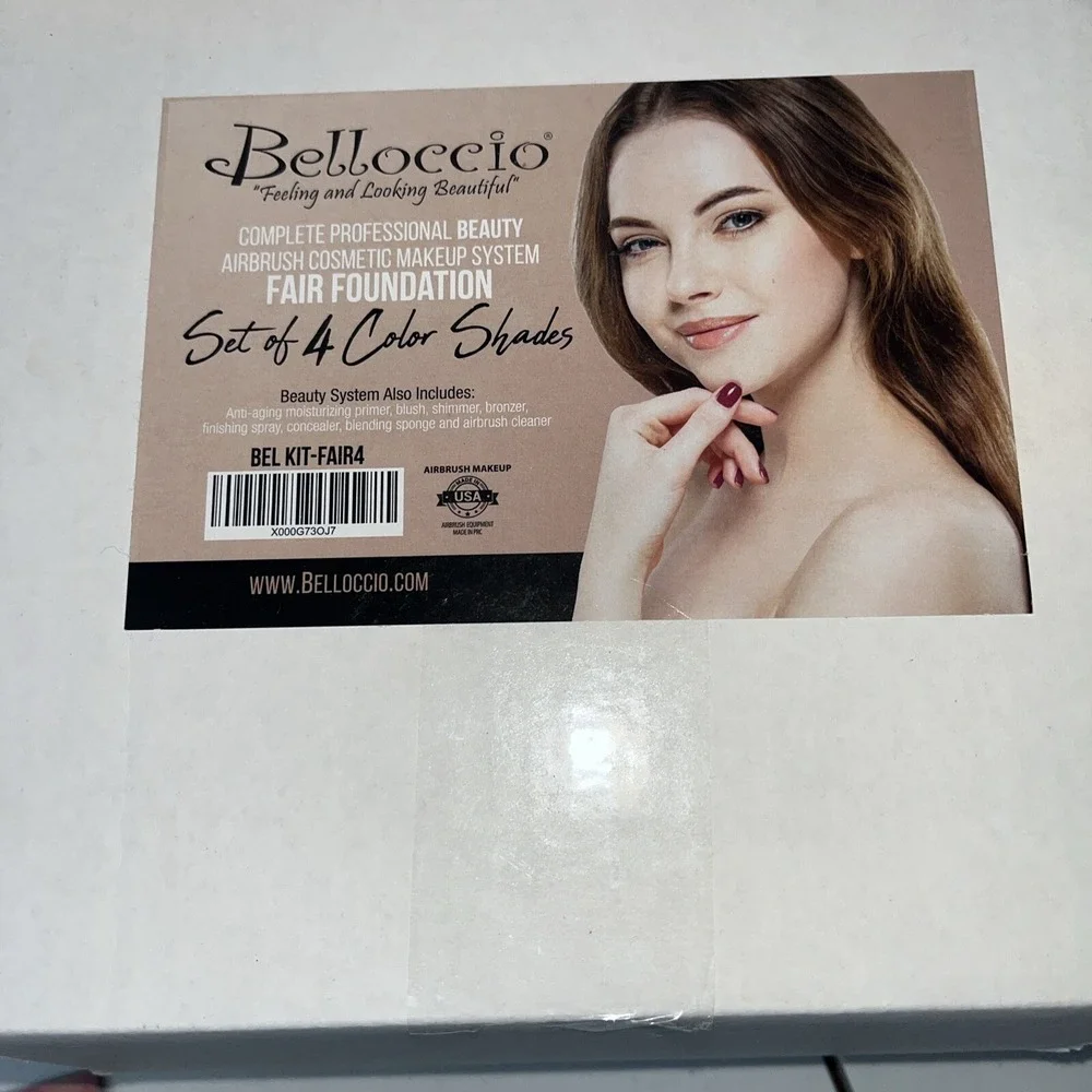 Belloccio Airbrush makeup  Professional Beauty Deluxe Cosmetic bel bc10